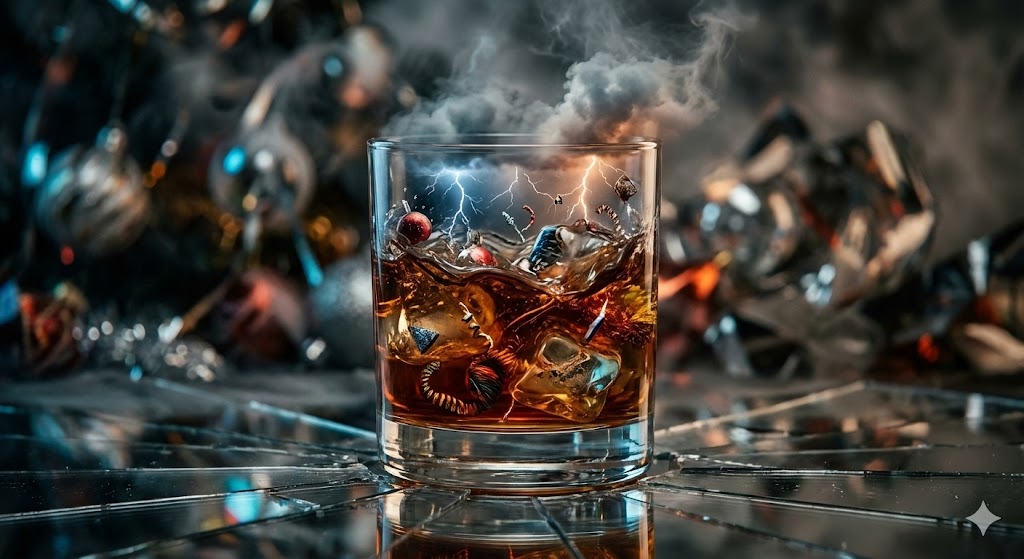 Буря в стакане: почему встречать Новый год в компании с алкоголем — плохая идея